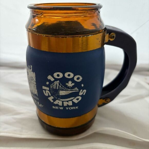 Bolst Island 1000 Islands New York Brown Barrel Souvenir Mug - Picture 4 of 7